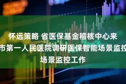 怀远策略 省医保基金稽核中心来泰安市第一人民医院调研医保智能场景监控工作